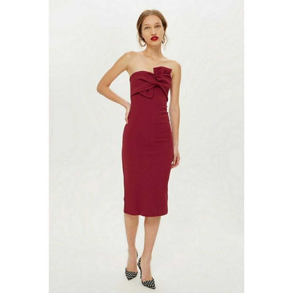 Burgundy TopShop Dress NEW